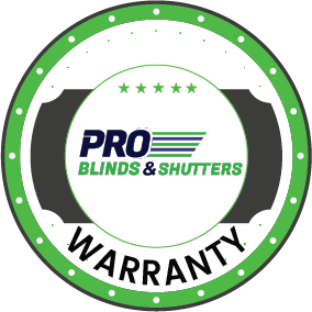 PRO Blinds & Shutters Warranty