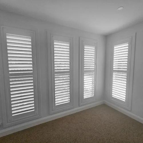 Plantation shutters installed in a Cleveland home