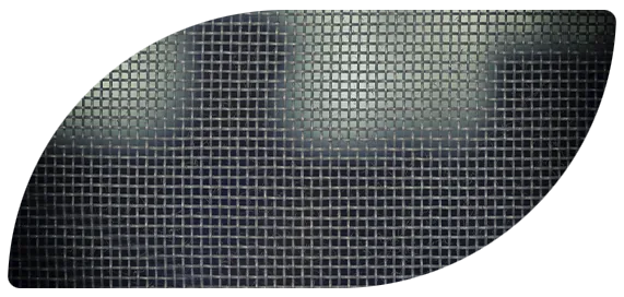 Close-up of stainless steel security screen mesh