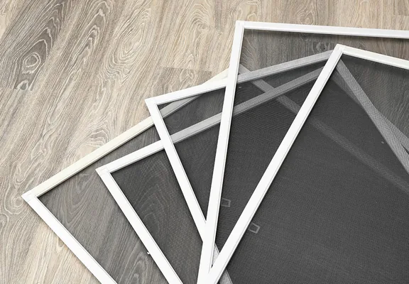 Stack of made-to-measure insect screen frames